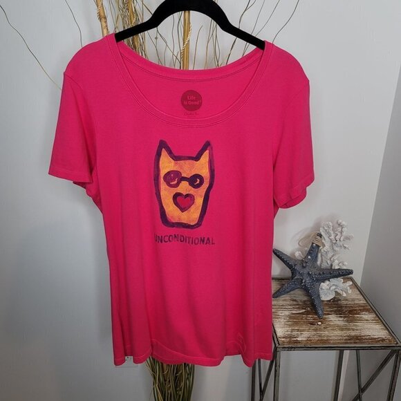 Life Is Good Graphic Tee Womens Medium - Picture 1 of 5